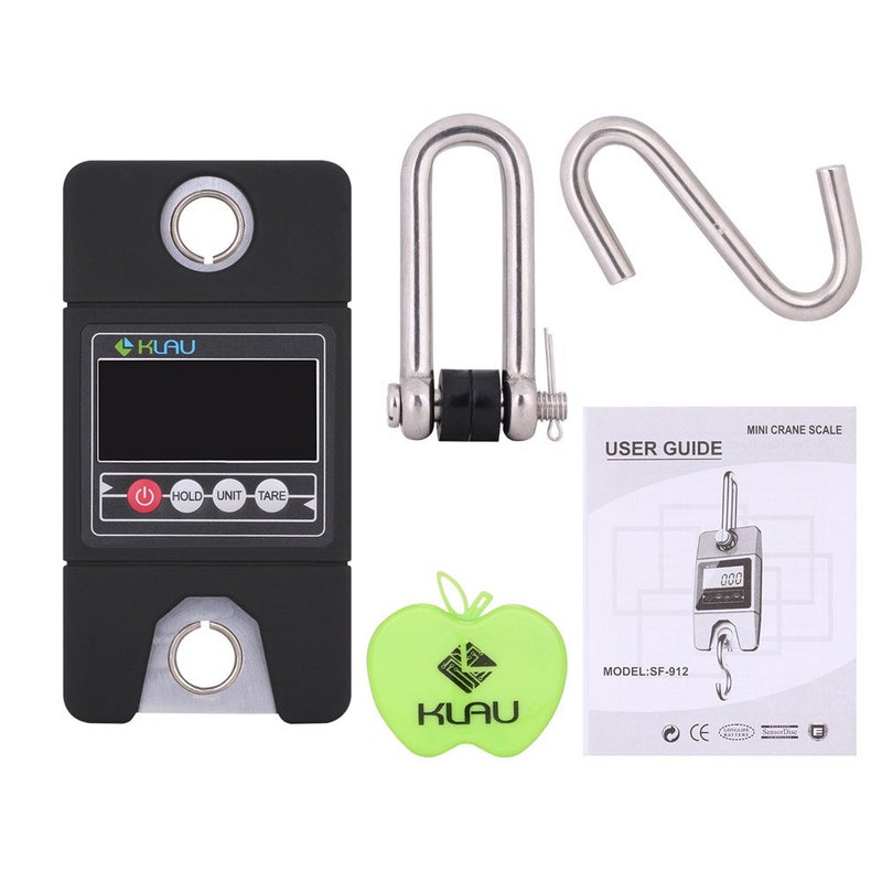 Klau Digital Hanging Scale High Precision Sensor 300 Kilogram / 600 Pound Industrial Crane Scale Silver for Farm Factory Hunting Outdoor - Image 4